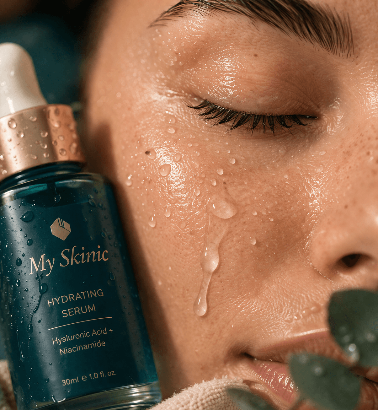 Glowing skin treatment result